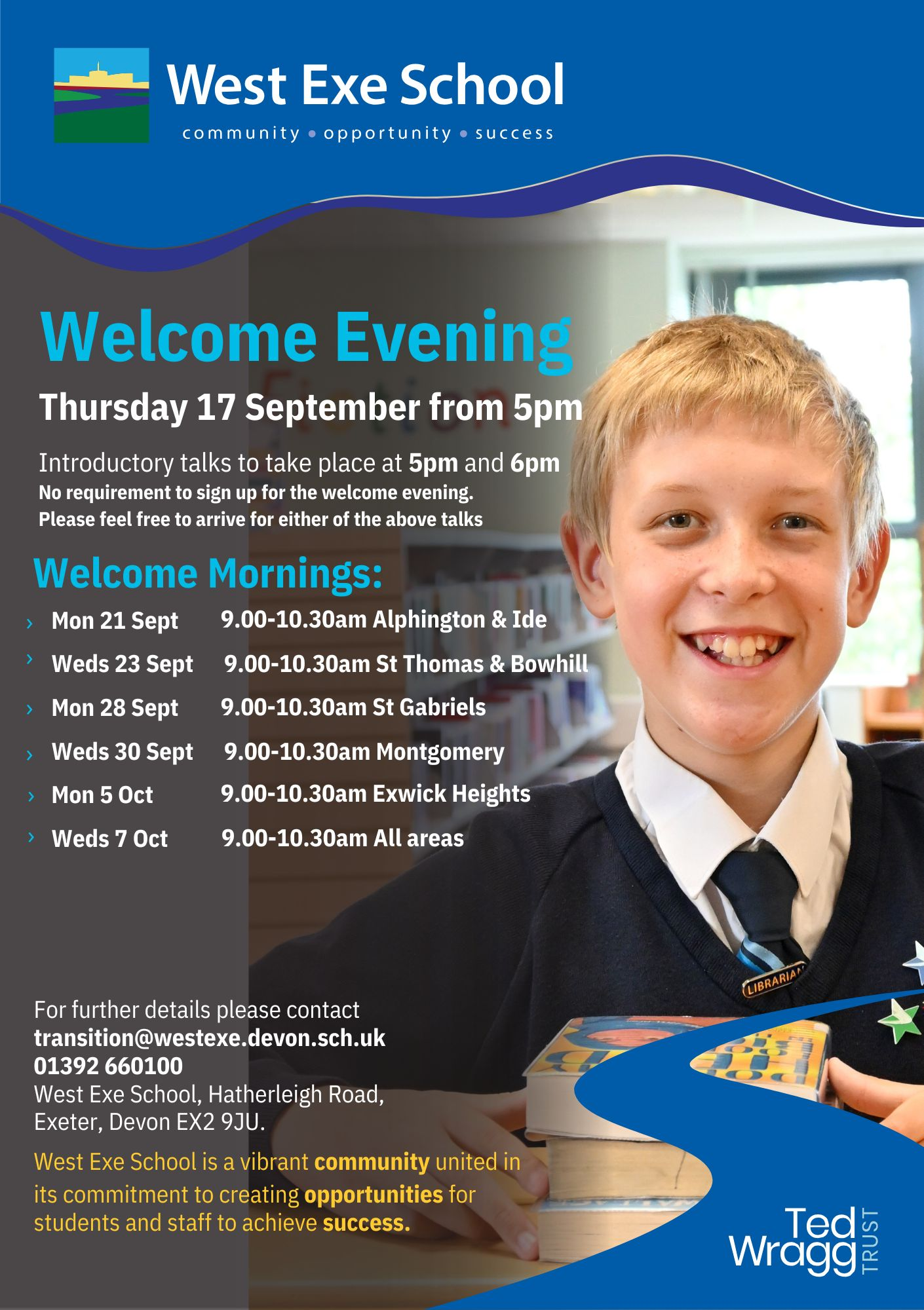 Transition Welcome Morning Dates