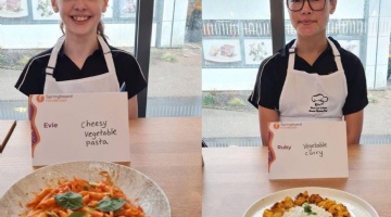 West Exe pupils impress judges at culinary competition