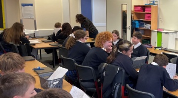 West Exe School students inspired by bestselling author