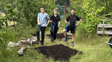 Exeter students transform school site into Forest School